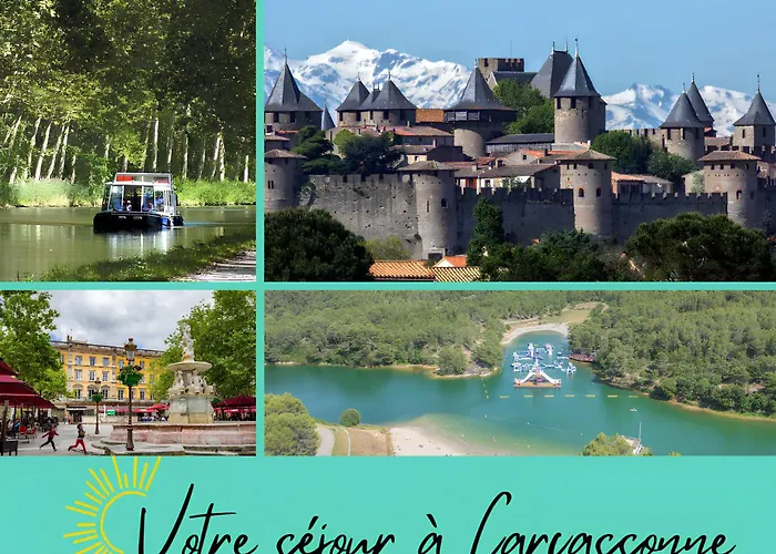 別荘 Le Plgeonnier- Climatisation - Parking - Terrasse カルカソンヌ